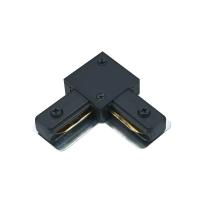 Коннектор L-тип LRB-BL для шинопровода RB черный IN HOME