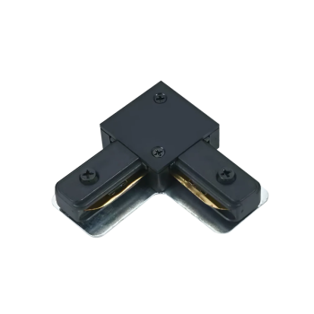 Коннектор L-тип LRB-BL для шинопровода RB черный IN HOME