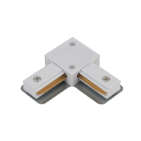 Коннектор L-тип LRB-WH для шинопровода RB белый IN HOME