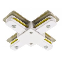 Коннектор ASD LLT XC-1 Х-образный белый (10)