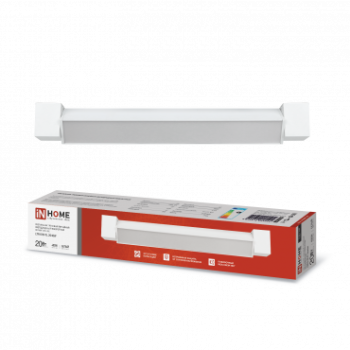 Светильник трековый диодный линейный поворотный InHome LTR-01R-TL 20Вт 4000К 2000Лм 345мм IP40 белый