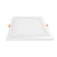 Светильник точечный квадратный  6Вт подсв 3Вт 4200K / Син Ecola 145x145x20мм (30)