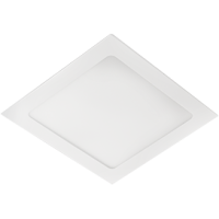 Светильник точечный квадратный 15Вт 6500К Ecola 195x195x20мм (20)
