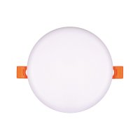 Светильник точечный круглый 18Вт 6500К Ecola безрамочный 120x30мм (20)