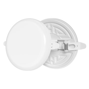 Светильник диодный Apeyron FLP 06-104 12Вт (8Вт+4Вт) ø120x21мм 4000К 1020Лм IP20 регул монтаж диам 55-105мм встраиваемый безрамочный