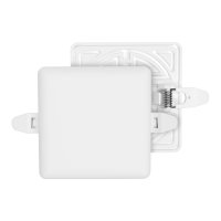 Светильник диодный Apeyron FLP 06-112 9Вт (6Вт+3Вт) 90x90x21мм 4000К 770Лм IP20 регул монтаж диам 55-75мм встраиваемый безрамочный