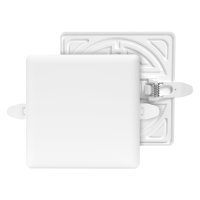 Светильник диодный Apeyron FLP 06-116 16Вт (12Вт+4Вт) 120x120x21мм 4000К 1360Лм IP20 регул монтаж диам 55-105мм встраиваемый безрамочный