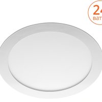 Светильник точечный круг 24Вт D225х35мм 6000К Wolta DLUS белый 1800Лм (10)