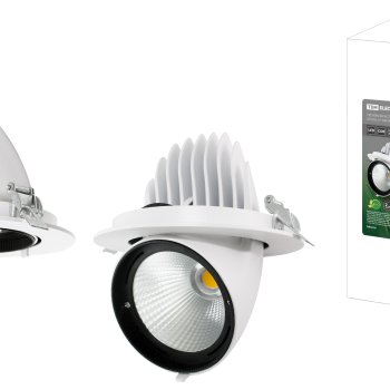 Светильник встраиваемый поворотный "Акцент-1" LED DSL-01-040-NW 40 Вт, 24°, 4000 К, 90 Ra, IP40, TDM