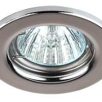 Светильник точечный MR16 хром Эра ST1 CH d80/60мм (100)