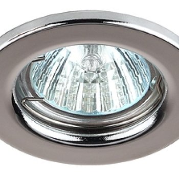 Светильник точечный MR16 хром Эра ST1 CH d80/60мм (100)