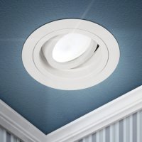 Светильник точечный карданный MR16 белый Эра KL84 WH GU5.3 (10)