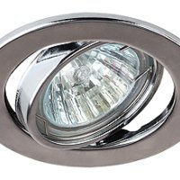 Светильник точечный поворотный MR16 хром Эра ST2A CH d90/70мм (10)