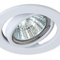 Светильник точечный поворотный MR16 белый Эра ST2A WH d90/70мм (10)
