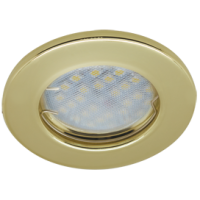 Светильник точечный MR16 GU5.3 золото Ecola DL90 кd74 30x80мм (10/200)
