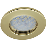 Светильник точечный MR16 GU5.3 золото Ecola DL90 кd74 30x80мм 2шт/уп (2/200)