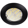 Светильник точечный MR16 GU5.3 черный матовый Ecola DL92 кd74 30x80мм (10/200)