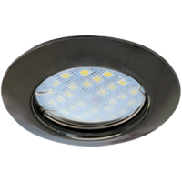 Светильник точечный MR16 GU5.3 черный хром Ecola DL92 кd74 30x80мм 2шт/уп (2/200)