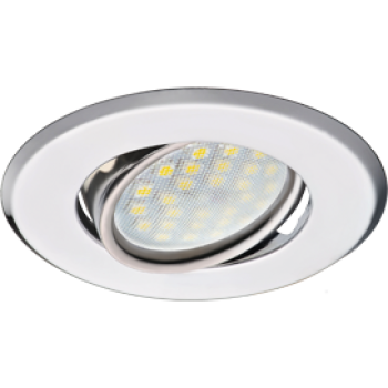 Светильник точечный поворотный MR16 GU5.3 хром Ecola DH09 кd74 25x90мм (10/200)