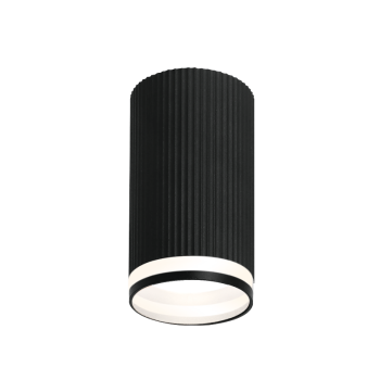 Светильник накладной GU10 черный CORALLO D55x100 Wolta