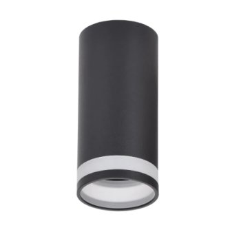 Светильник точечный накладной MR16 черный IEK 4005 GU10 (50)