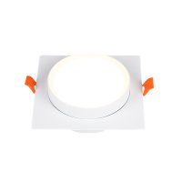 Светильник точечный GX53 белый бинар квадрат General H38 (1/50)