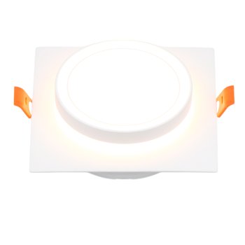 Светильник точечный GX53 белый вега квадрат General H38 (1/50)