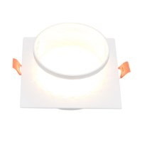 Светильник точечный GX53 белый элегия квадрат General H38 (1/50)