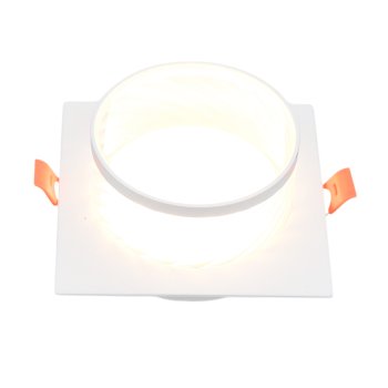 Светильник точечный GX53 белый элегия квадрат General H38 (1/50)