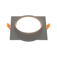 Светильник точечный GX53 графит бинар квадрат General H38 (1/50)