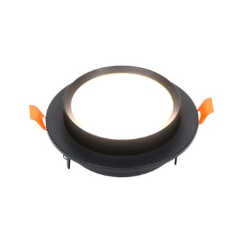 Светильник точечный GX53 черный бинар General H38 (1/50)