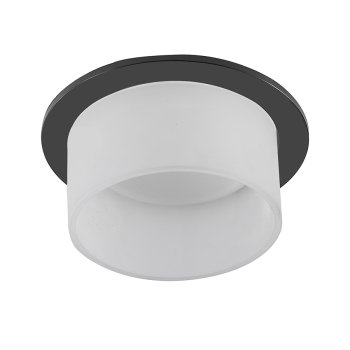 Светильник точечный GX53 черный цилиндр General (50)