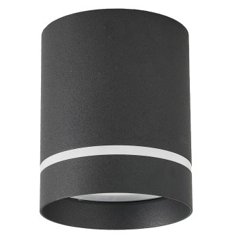 Точечный накладной светильник General Башня черный GX53 D100х82/80 (50)