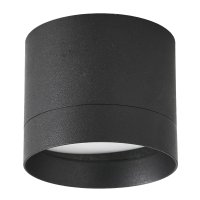 Точечный накладной светильник General Башня черный GX53 D82х70/80 (50)