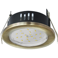 Светильник точечный GX53 IP65 черненая бронза  Ecola H9 98х55