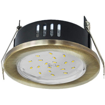 Светильник точечный GX53 IP65 черненая бронза  Ecola H9 98х55