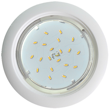 Светильник точечный GX53 белый Ecola 5355 (10/50)