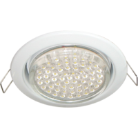 Светильник точечный GX53 белый Ecola H4 к+ (10/50)