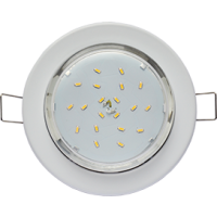 Светильник точечный GX53 белый Ecola H6 (100)