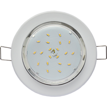 Светильник точечный GX53 белый Ecola H6 (100)