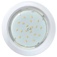 Светильник точечный GX53 белый матовый Ecola H4 38х106 (10/50)