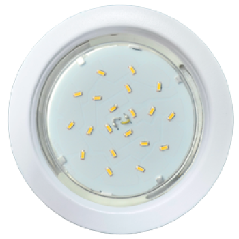 Светильник точечный GX53 белый матовый Ecola H4 38х106 (10/50)