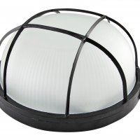 Светильник Е27 герметичный НПБ1102 100Вт D240x117мм IP54 решётка TDM черный (6)