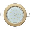 Светильник точечный GX53 золото Ecola DGX5315 легкий (10/100)