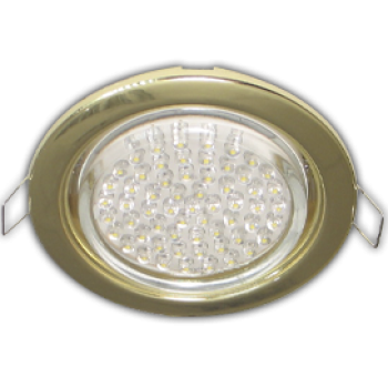 Светильник точечный GX53 золото Ecola H4 кd102 10шт/уп (10/100)