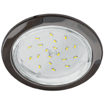 Светильник точечный GX53 черный хром Ecola H4-GL к+ (10/50)