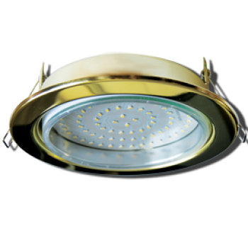 Светильник точечный GX70 золото Ecola H5 кd135 53x151мм (40)