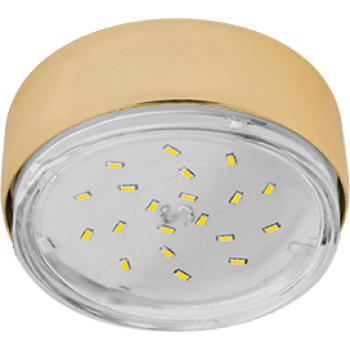 Светильник точечный накладной GX53 золото Ecola FT8073 (50)