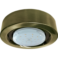 Светильник точечный накладной GX53 черненая бронза Ecola FT3073 (20)