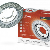 Светильник встраиваемый GX53R-R02L-crystal подсветка тонированный/хром Inhome (1)